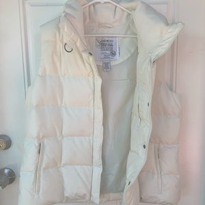 Eddie Bauer Down Vest Women's Sz 1x
Premium Goose EB700 Fill White Puffer.